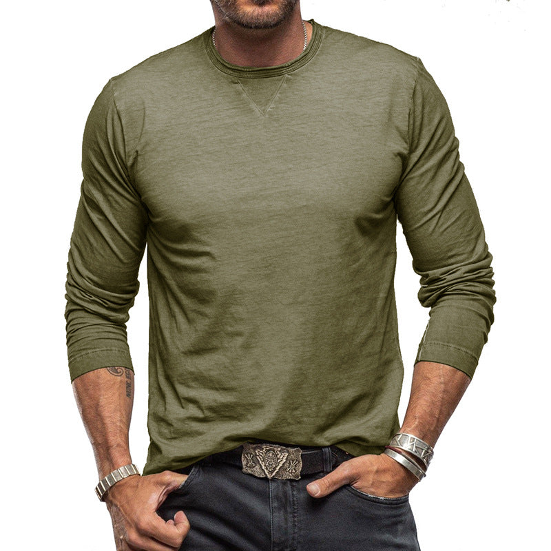 Loookus - Men's cotton long sleeve T-shirt