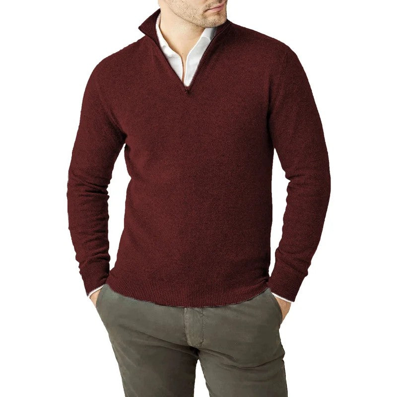 Loookus - Men's New Casual Cashmere Zipper Sweater