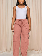 Loookus - Corduroy Cargo Pants