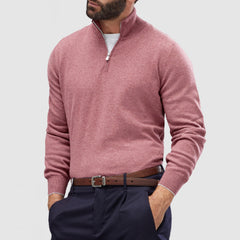 Loookus - Men's Casual Zip Cashmere Basic Sweater