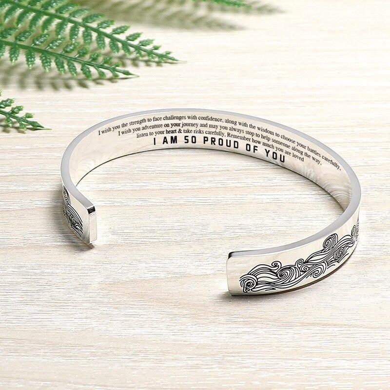 Loookus - To My Daughter "I Am So Proud Of You" Bracelet