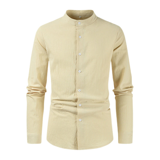 Loookus - Men's Casual Large Size Long Sleeve Shirt