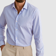 Loookus - Gentleman's Cotton Everyday Striped Shirt