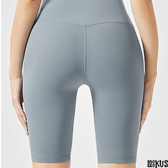 Loookus - Women's High-Waisted Butt-Lifting Barely There Running and Yoga Shorts