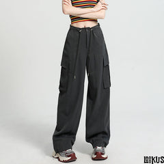 Loookus - Urban Wide-Leg Pants