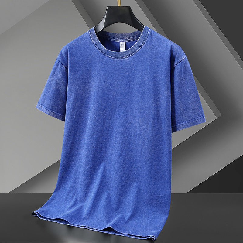 Loookus - Men's Casual High Quality Cotton Washed T-Shirt