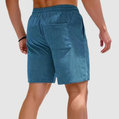 Loookus - Men's Casual Corduroy Seaside Beach Shorts