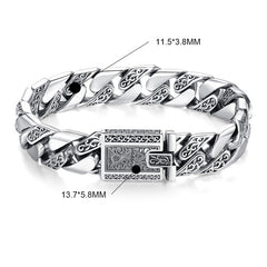 Loookus - 925 Silver Bracelet for Man
