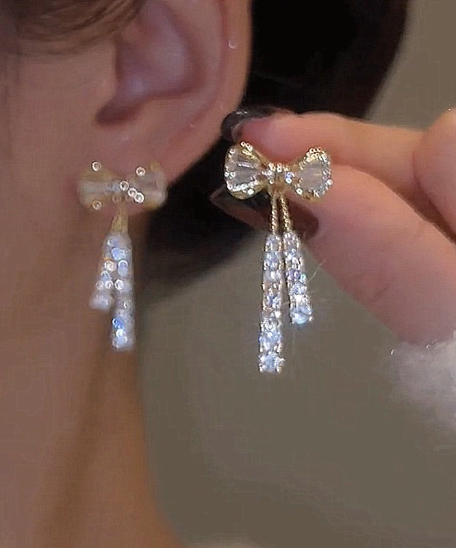 Loookus - Crystal Butterfly Earrings