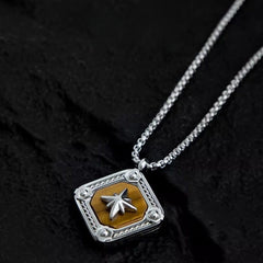 Loookus - Personalized Retro Star Men'S Necklace