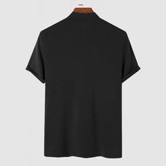 Loookus - Men's Luxurious Touch Stretch Cotton T-Shirt