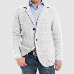 Loookus - Men's Elegant Lapel Pocket Long Sleeve Jacket