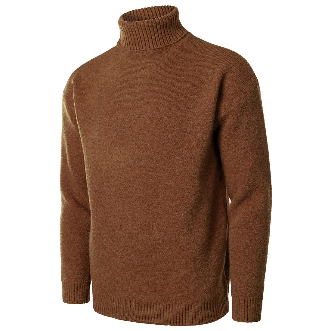 Loookus - autumn and winter men's long-sleeved high-necked fit knitted sweater