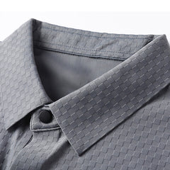 Loookus - Gentleman's High Quality Ice Silk Textured Polo Shirt