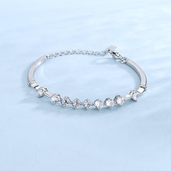 Loookus - Diamond studded single row diamond bracelet