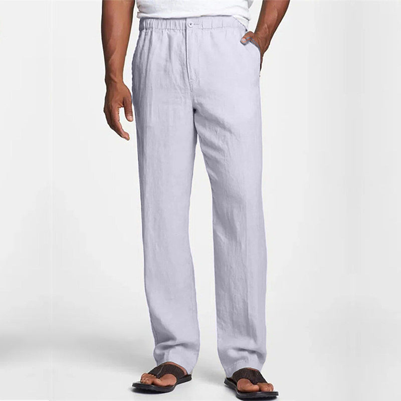 Loookus - Men's Cotton Linen Pants