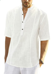 Loookus - Premium Linen Comfortable Casual Short-Sleeve Shirts