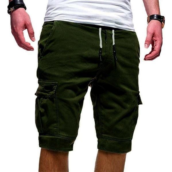 Loookus - Summer Men's Fashion Beach Loose Cargo Shorts