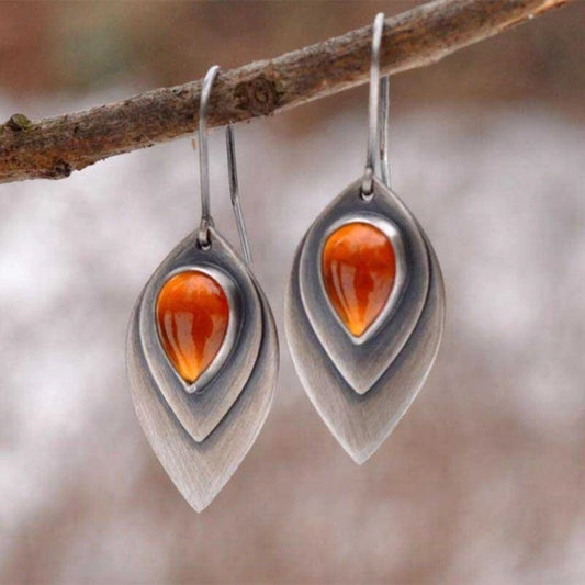 Loookus - Bohemian drop-shaped creative crystal earrings