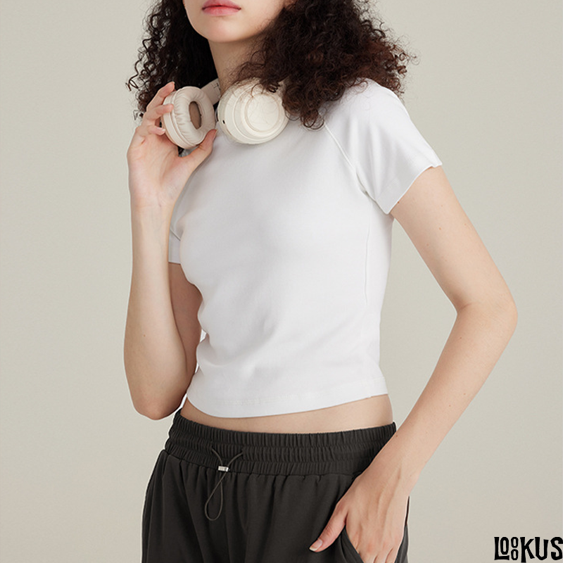 Loookus - Female Slim Fit Short Sleeve T-Shirt