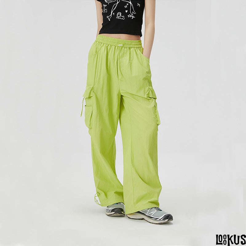 Loookus -Color Pop Relaxed Cargo Pants