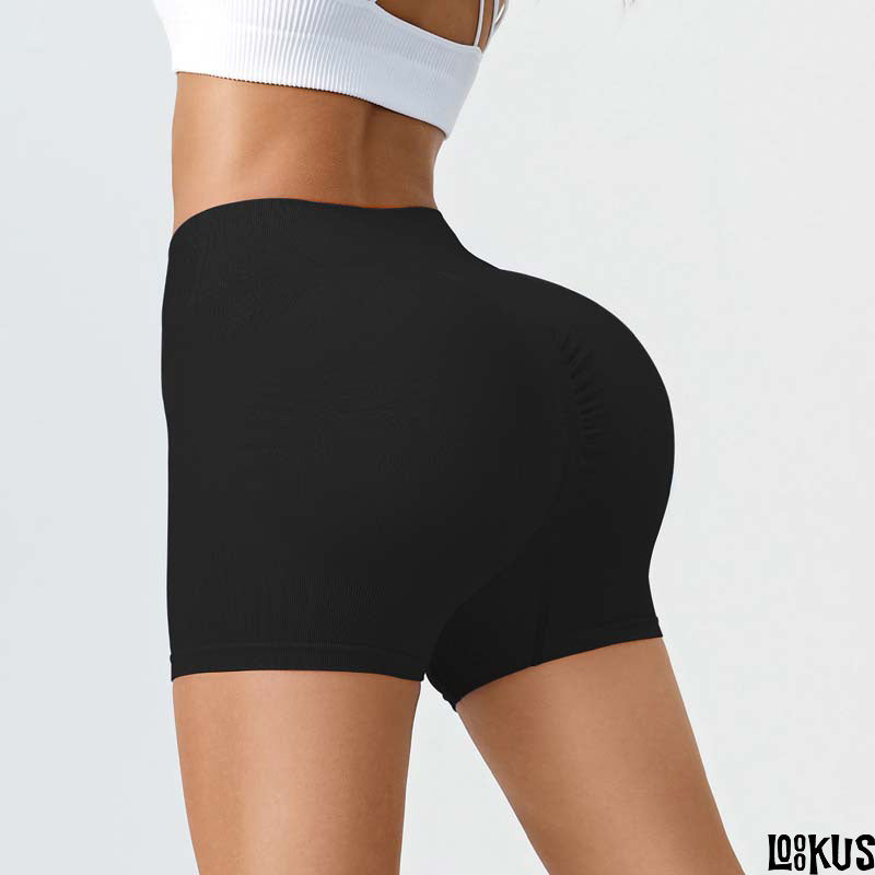 Loookus - Peach Perfect Yoga Shorts