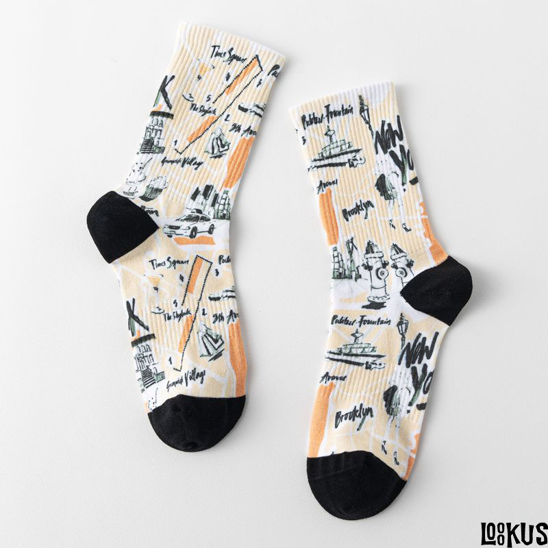 Loookus - Female's Trendy Sport Socks