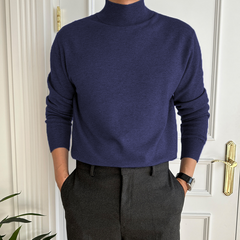 Loookus - Men's Basic Bottom Cashmere Sweater (NEW)