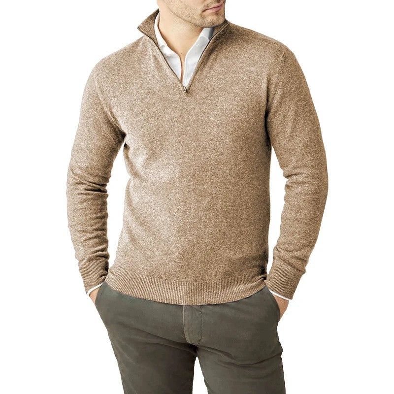 Loookus - Men's New Casual Cashmere Zipper Sweater