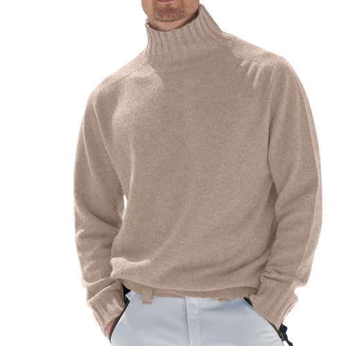 Loookus - Men's Cashmere Turtleneck Sweater