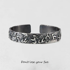 Loookus - 925 Silver energy flame Bracelet