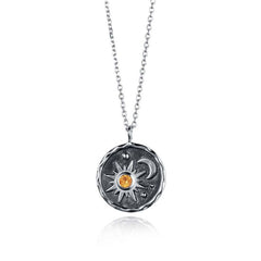 Loookus - Retro Sun And Moon Necklace