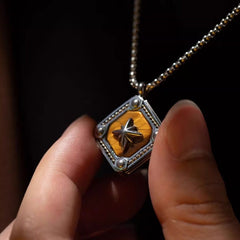 Loookus - Personalized Retro Star Men'S Necklace