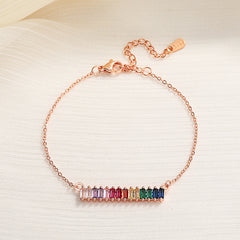 Loookus - Zircon Rainbow Bracelet