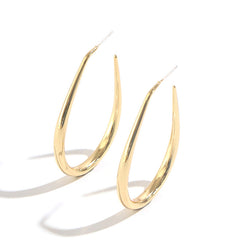 Loookus - Large hHoop Metal Earrings