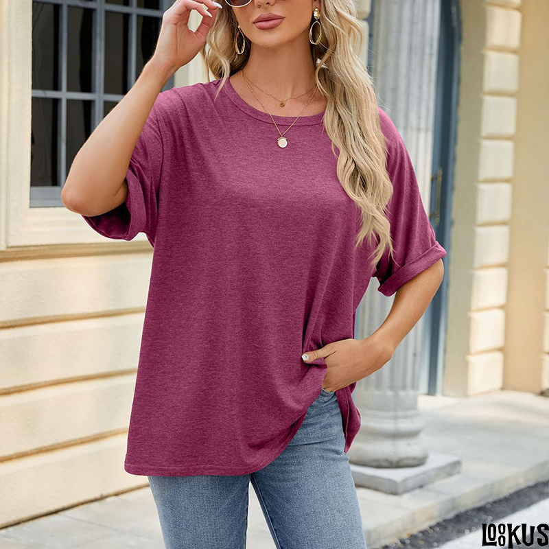 Loookus - Casual Loose Fit T-Shirt