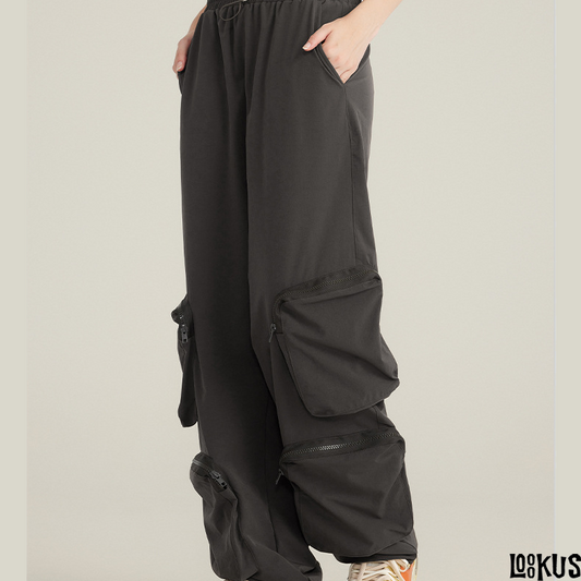 Loookus-Urban Flex Multi-Pocket Quick-Dry Cargo Pants