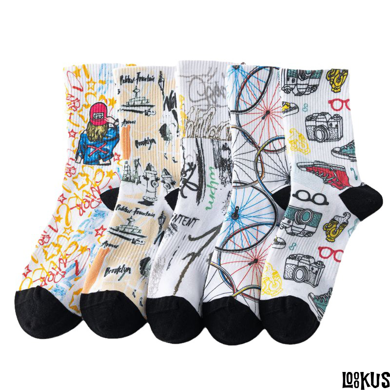 Loookus - Female's Trendy Sport Socks