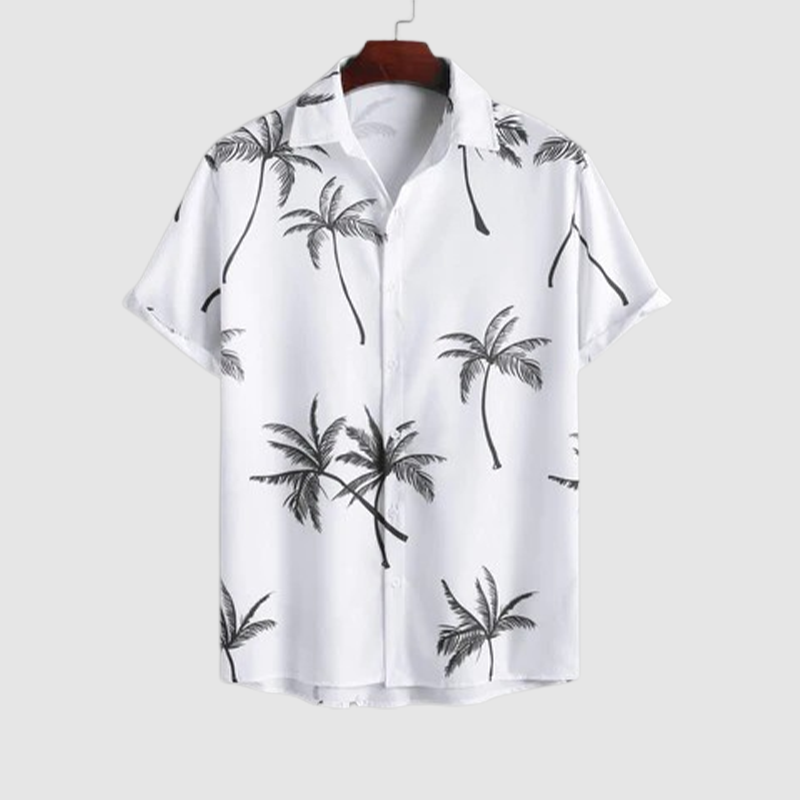 Loookus - Men's summer shirt with short sleeves