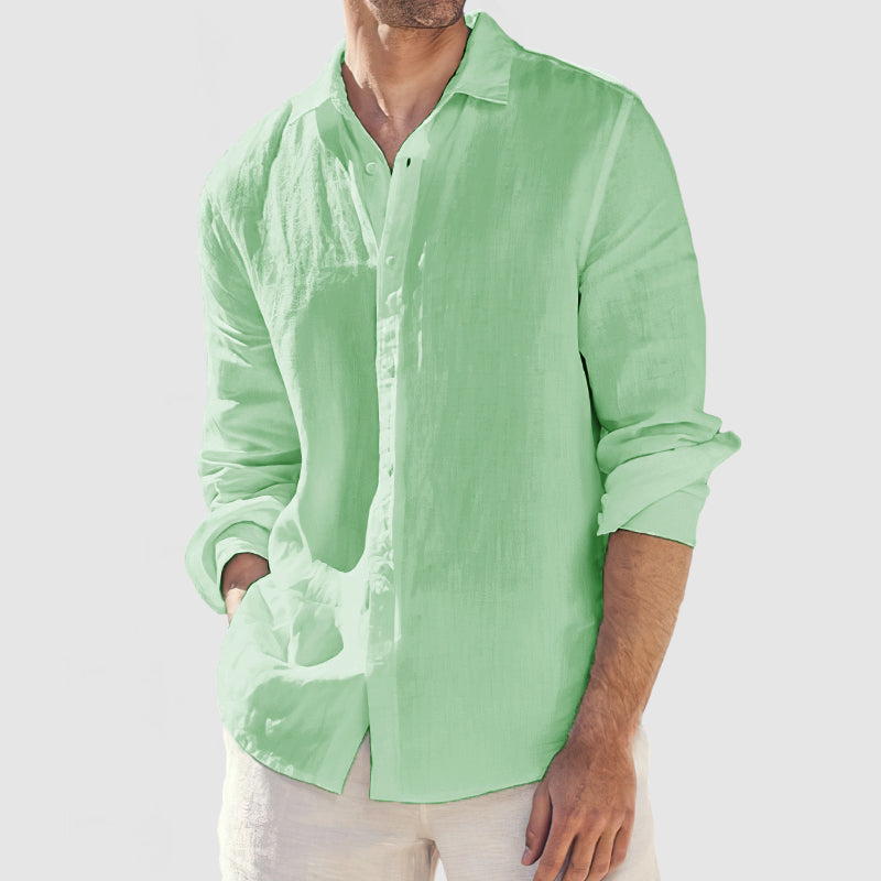 Loookus - Men's Beach Casual Cotton Shirt