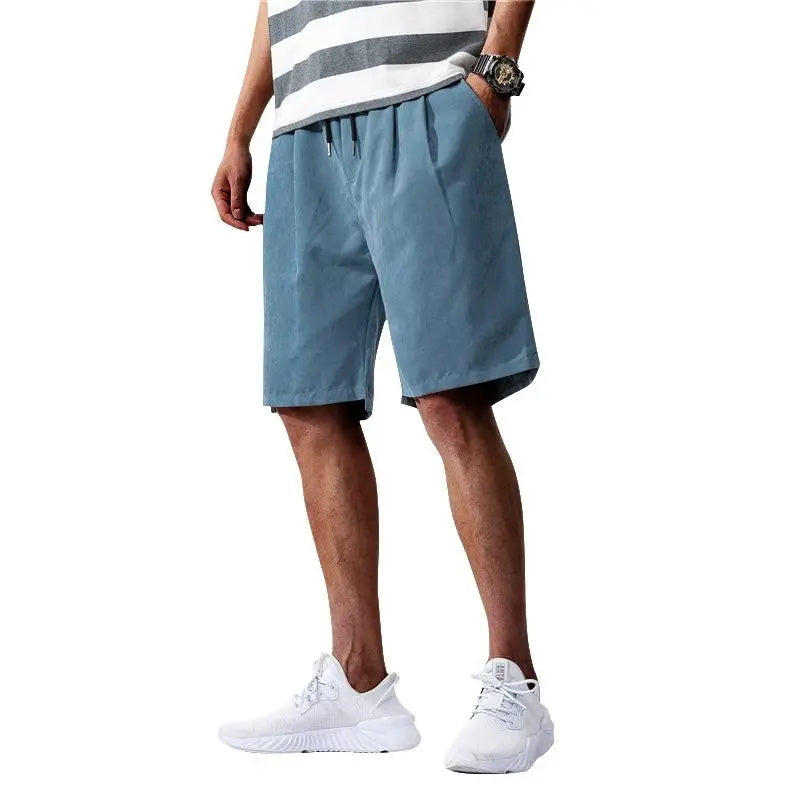 Loookus - Casual shorts men's loose trousers beach trousers breathable and comfortable trousers