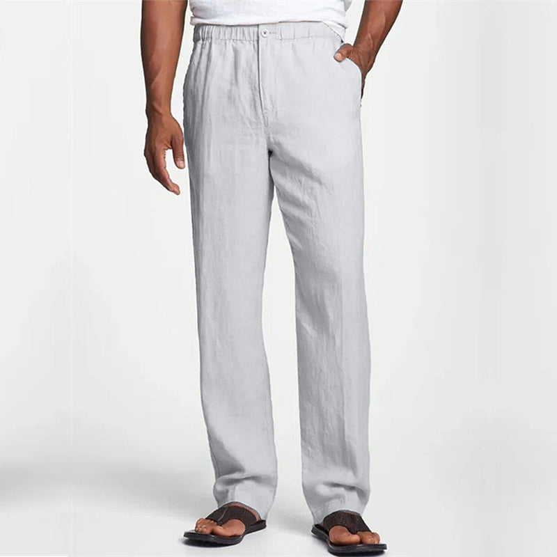 Loookus - Men's Cotton Linen Pants