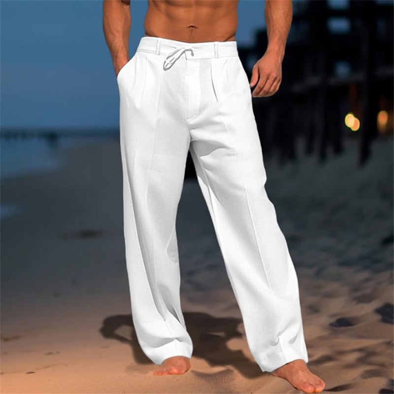 Loookus - Men's Linen Beach Pants