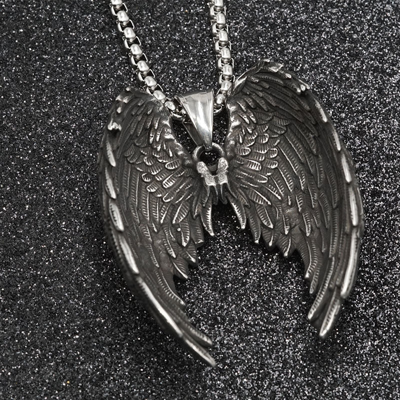 Loookus - Angel Wings Dominant Men's Necklace