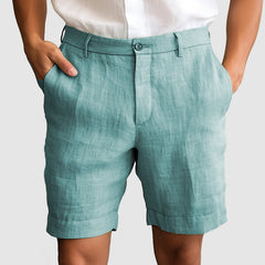 Loookus - Gentleman's Casual Cotton Linen Shorts