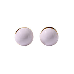 Loookus - French Style Enamel earrings - Ball bell earrings