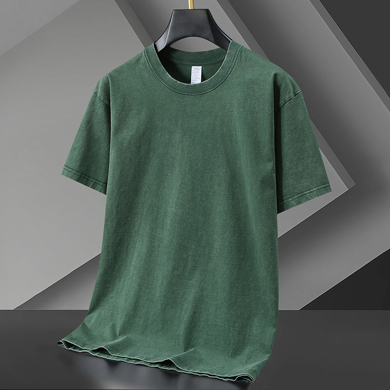 Loookus - Men's Casual High Quality Cotton Washed T-Shirt