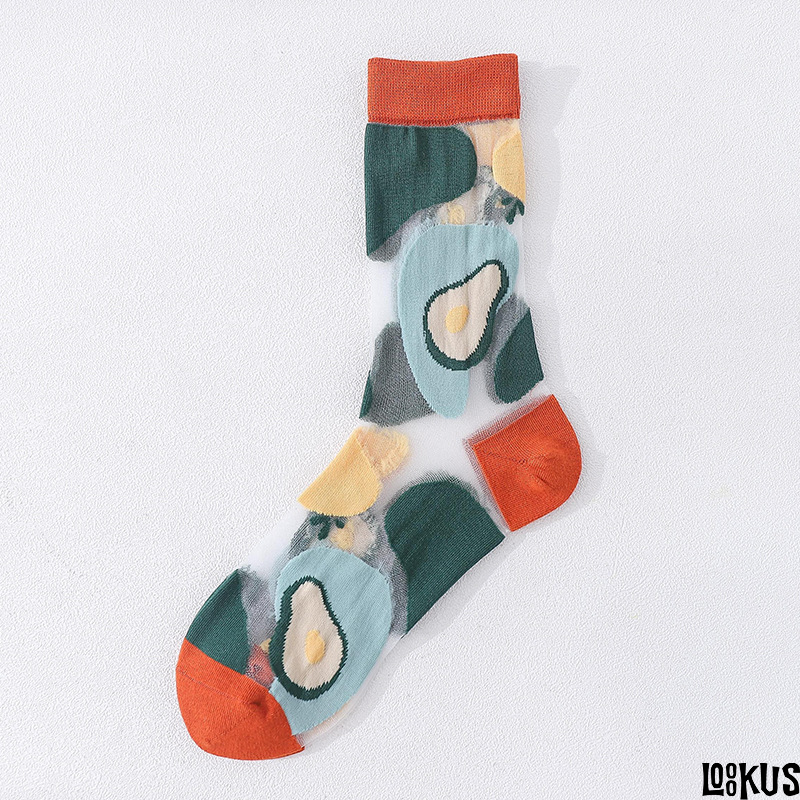 Loookus - Female's Casual Mid-Calf Socks