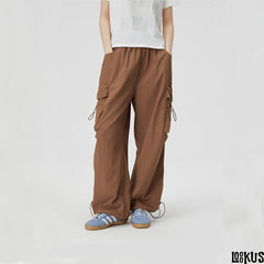 Loookus -Color Pop Relaxed Cargo Pants