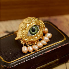 Devil's Eye Tassel Ring